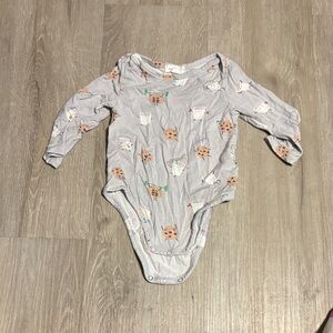 Angel Dear Gray Long Sleeve Kids One Piece